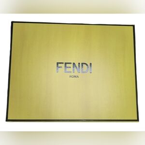 Fendi Magnetic Closure Box, 13-1/4"L x 10-1/4"W x 5-1/2"D